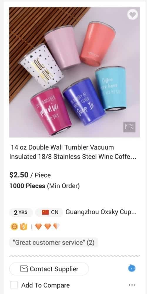 Double Wall Tumbler Vacuum