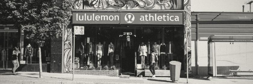 Screenshot of Lululemon Shop