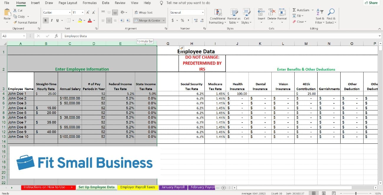 Showing no formulas in columns A through F.