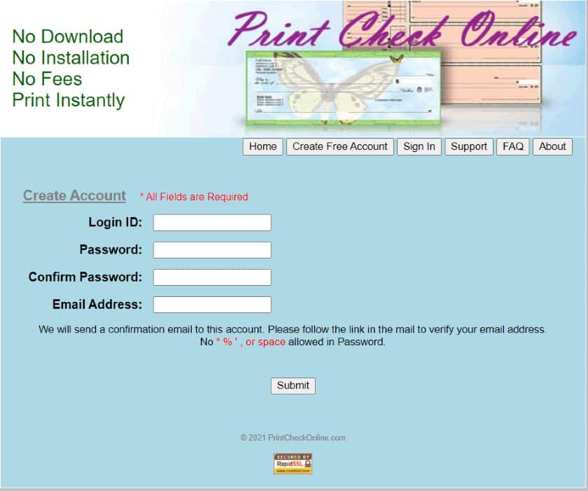 free payroll check printing template