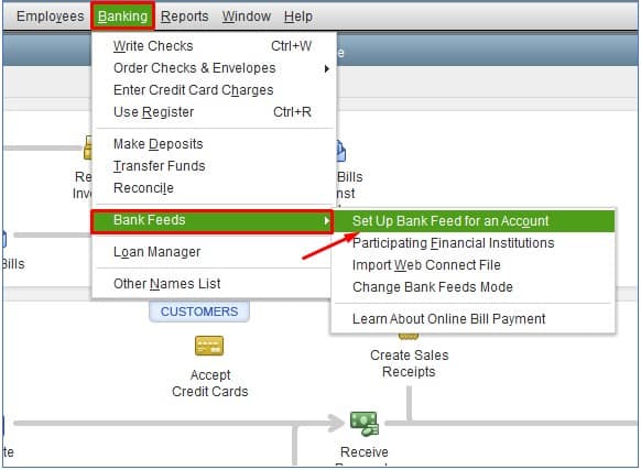 quickbooks desktop download bank transactions match