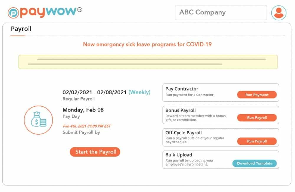 Screenshot of TruckLogics PayWow Integration