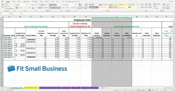 How to Do Payroll in Excel in 7 Steps + Free Template