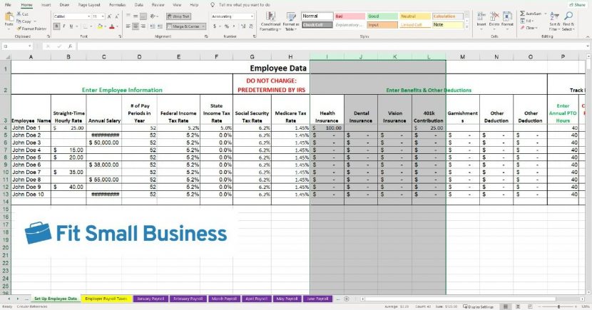 How to Do Payroll in Excel: 7 Simple Steps (Plus Step by Step Video and ...