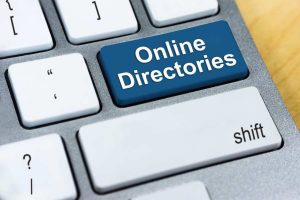 Online Directories text on Enter key of keyboard