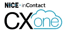 NICE inContact CXone logo that links to the Nice's CXone page in a new tab.