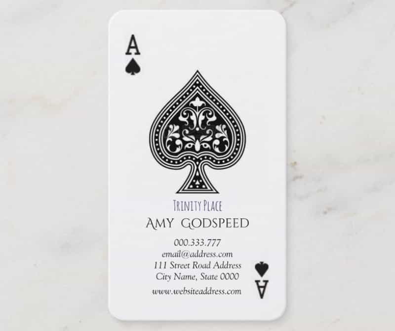 Screenshot of Amy_Godspeed Business Cards Sample