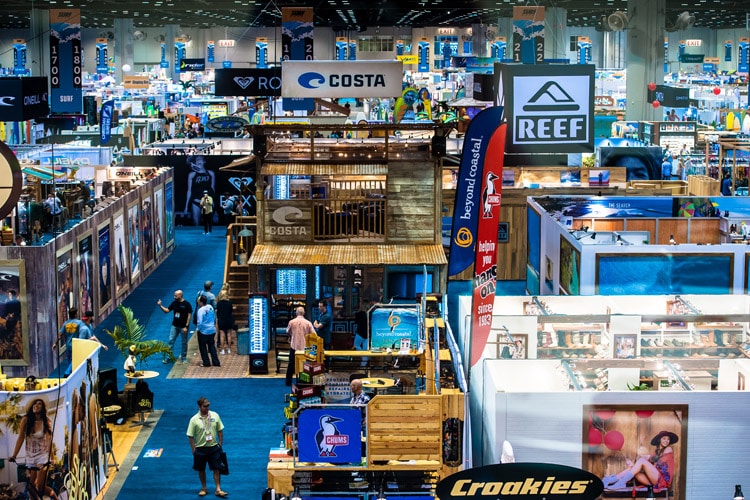 Surf Expo is a popular trade show for beach and surf goods located in Orlando, Florida.