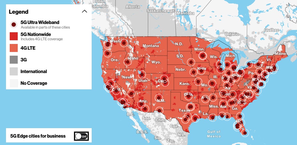 Xfinity Wireless Coverage Map 5 Best Business Cell Phone Plans For 2022