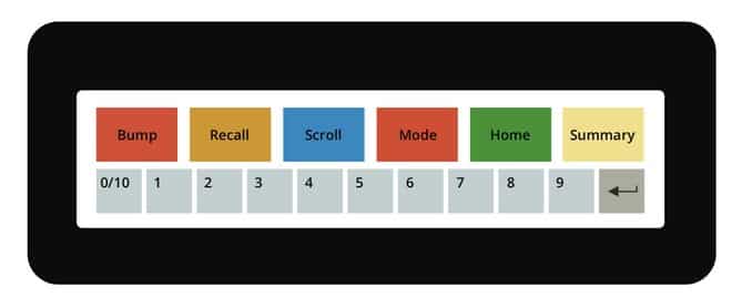 Showing Epson bump bar.