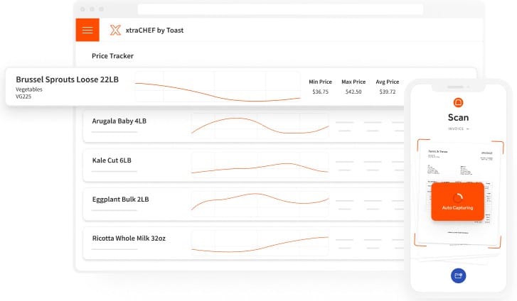 xtraCHEF by Toast price tracker.