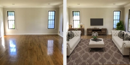 BoxBrownie Virtual Staging example