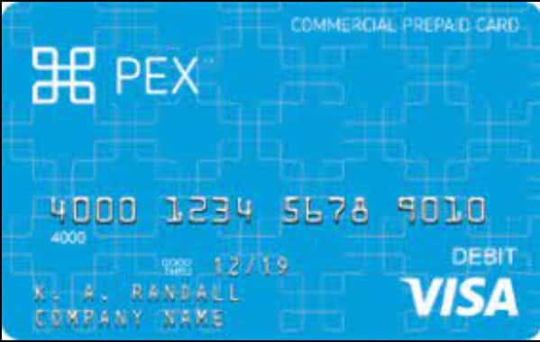 CreditCard_PEX Prepaid Business Card