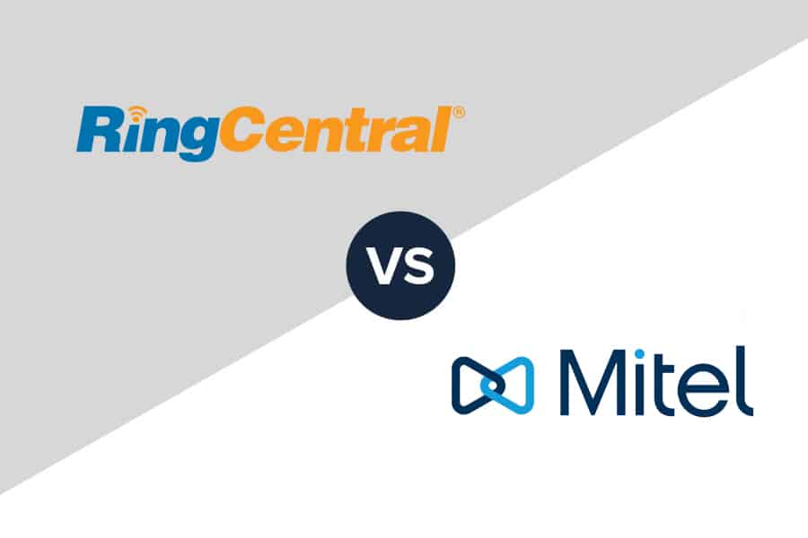RingCentral vs Mitel MiCloud logo