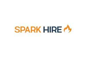 Spark Hire logo as feature image for Spark Hire review.