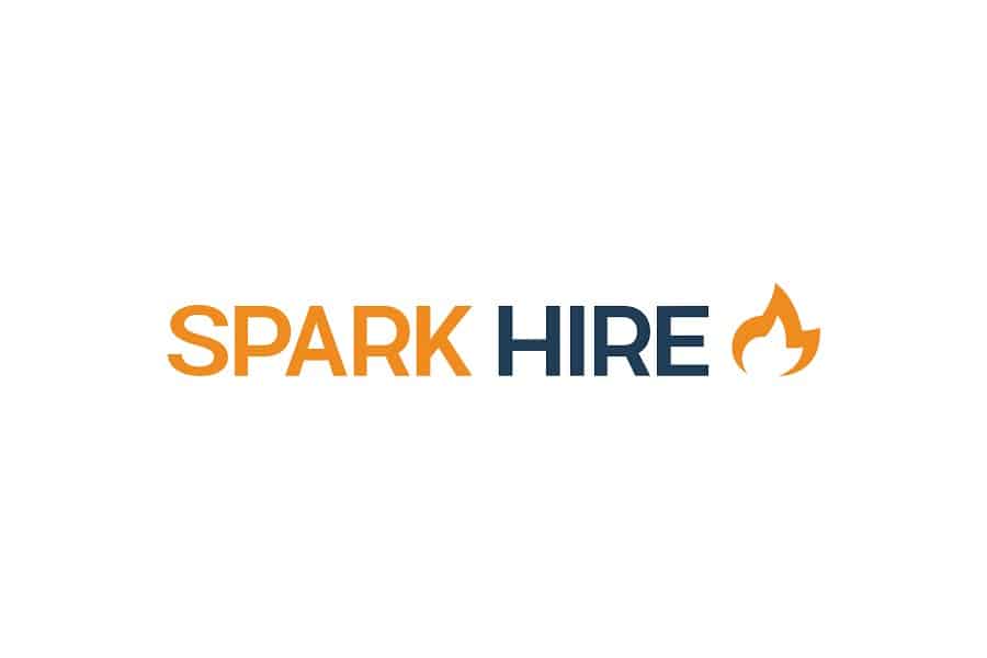 Spark Hire logo as feature image for Spark Hire review.