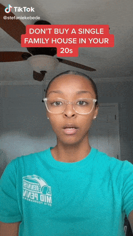 @stefaniekebede TikTok video about why you should not buy a home in your 20s