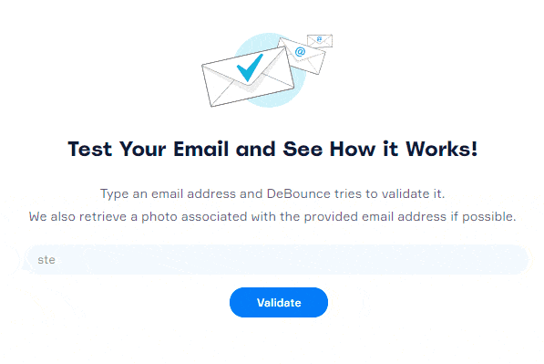 Validating emails with DeBounce