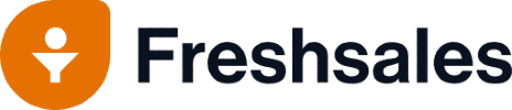 Freshsales logo that links to the Freshsales homepage in a new tab.