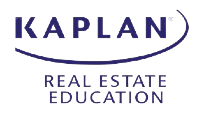 Kaplan real estate education logo.