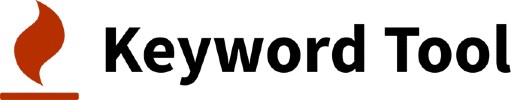 Keyword Tool logo that links to the Keywordtool.io homepage in a new tab.