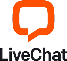 LiveChat logo that links to LiveChat homepage.