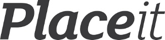 PlaceIt logo that links to the PlaceIt homepage in a new tab.