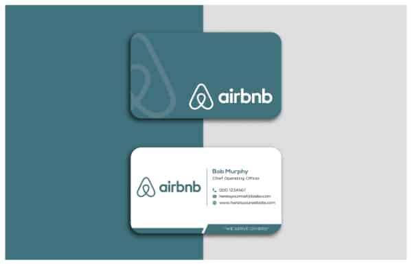 Branded Airbnb business cards