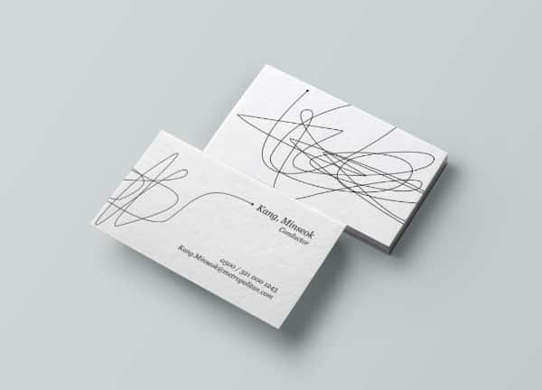 Cool business card ideas for musicians or conductors