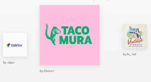 Taco Mura logo design example.