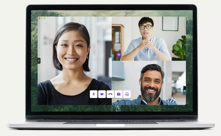 Dialpad’s video conferencing interface