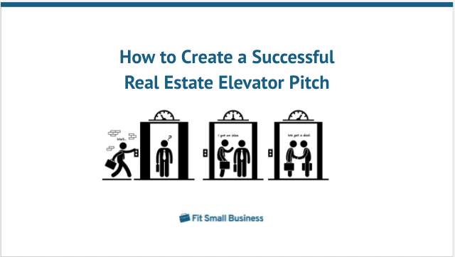 Elevator pitch