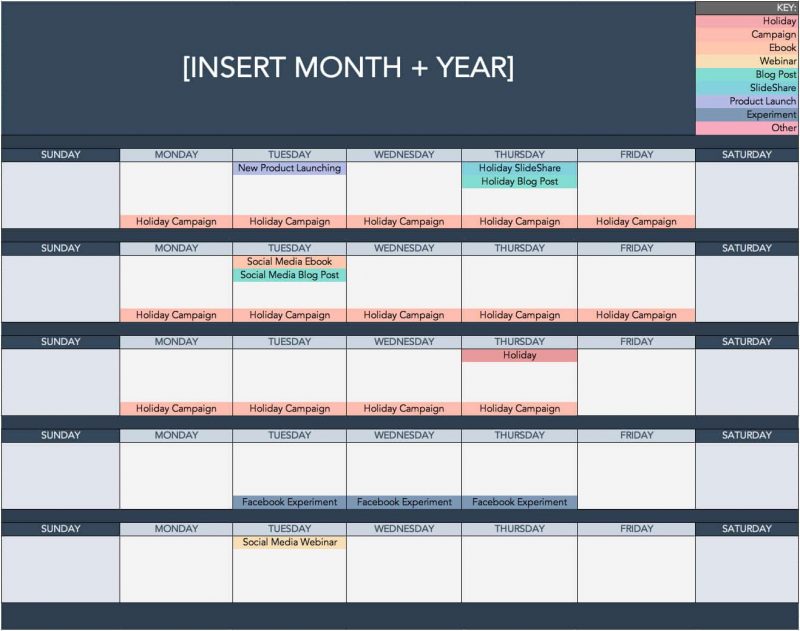 Content calendar of HubSpot tool allows you to schedule and plan content creation.