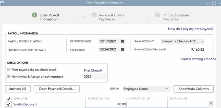 support for quickbooks desktop payroll