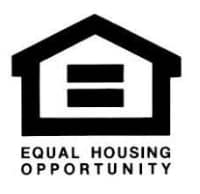 Equal Housing Opportunity badge with icon of a house.