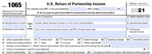 Form 1065 Step By Step Instructions Free Checklist   Thumbnail Form 1065 General Info Section 300x108 