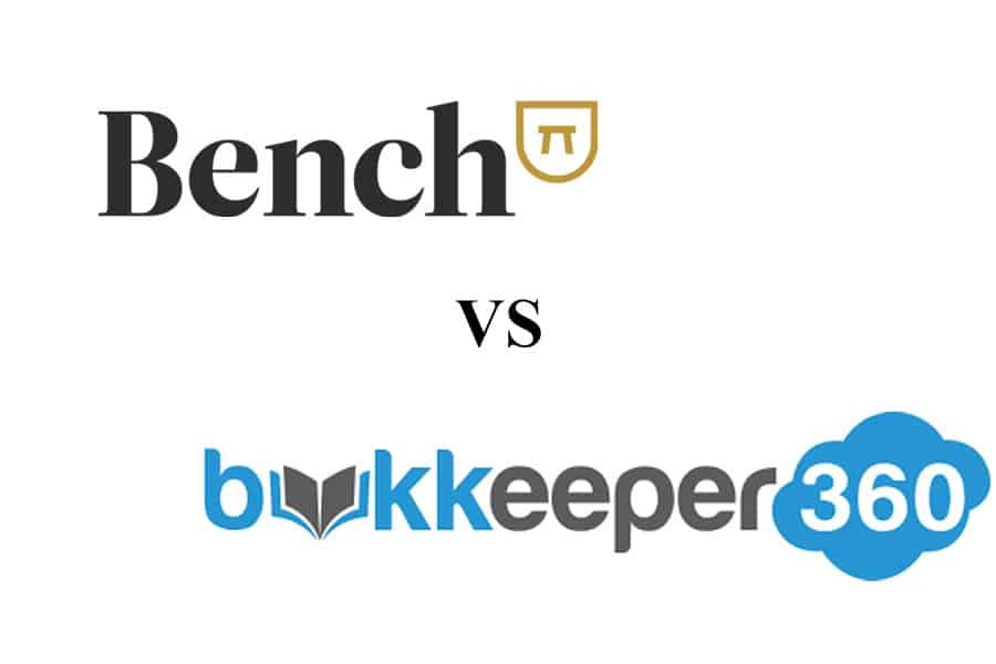 Bench vs Bookkeeper360 logo.