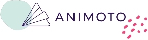 Animoto logo that links to Animoto homepage.