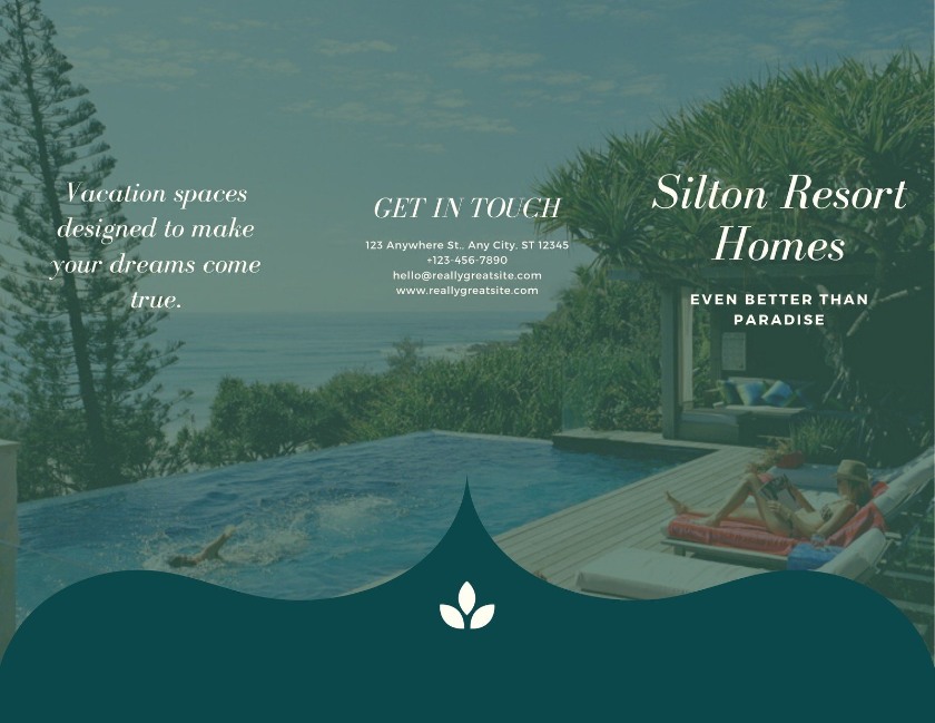 Luxury Real Estate Property brochure from Canva.