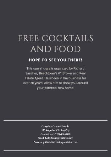 Hospitality-rich Invitation Template from Canva