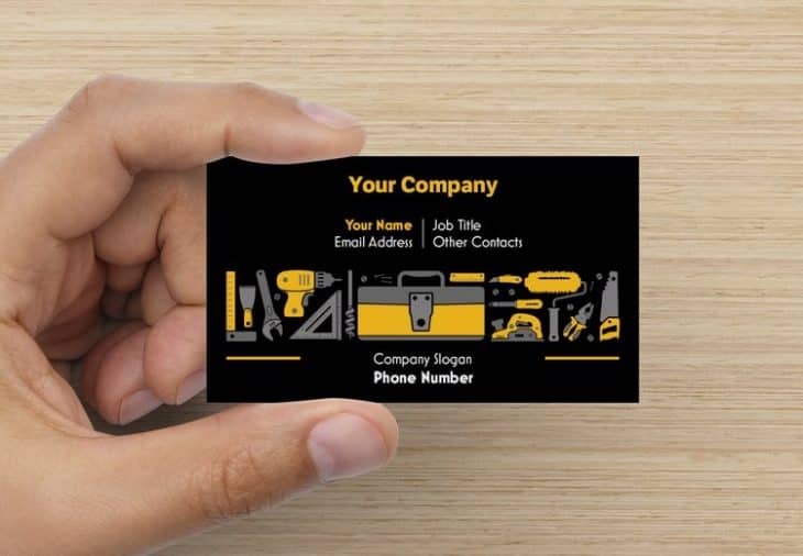 Best Construction Business Cards Designs