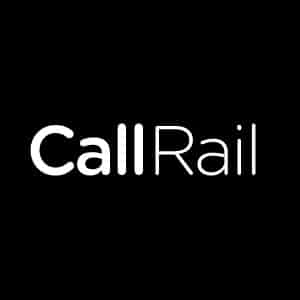 CallRail logo that links to the CallRail homepage in a new tab.