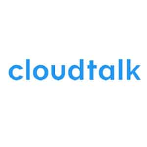 CloudTalk logo that links to the CloudTalk homepage in a new tab.