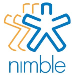 Nimble logo that links to the Nimble homepage in a new tab.
