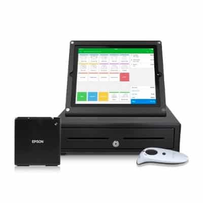 Vend hardware includes cash drawers, barcode scanners, and receipt printers.
