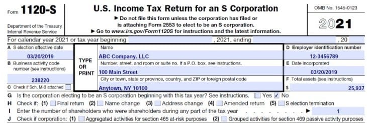 How to Complete Form 1120S & Schedule K-1 (With Sample)