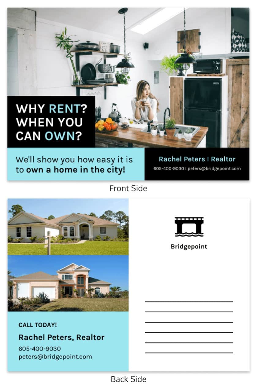 Renter postcard template from Venngage.