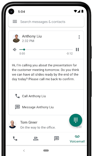 Google Voice iPhone app
