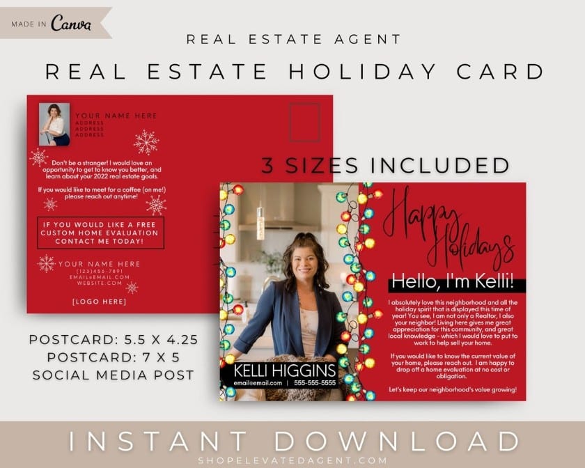 Real Estate Promotional Postcard