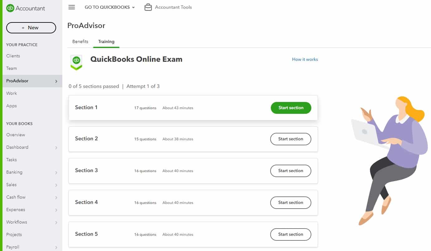 quickbooks certification exam